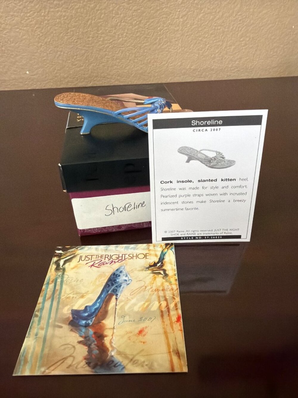 Lot 4 Just the Right Shoe By Raine Mini Shoe Figurines NEW w/Boxes/COA/Cards - Picture 3 of 14